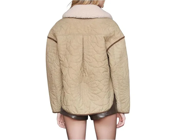 Стеганая куртка Floral Quilted Heritage Jacket от Avec Les Filles с цветочным принтом