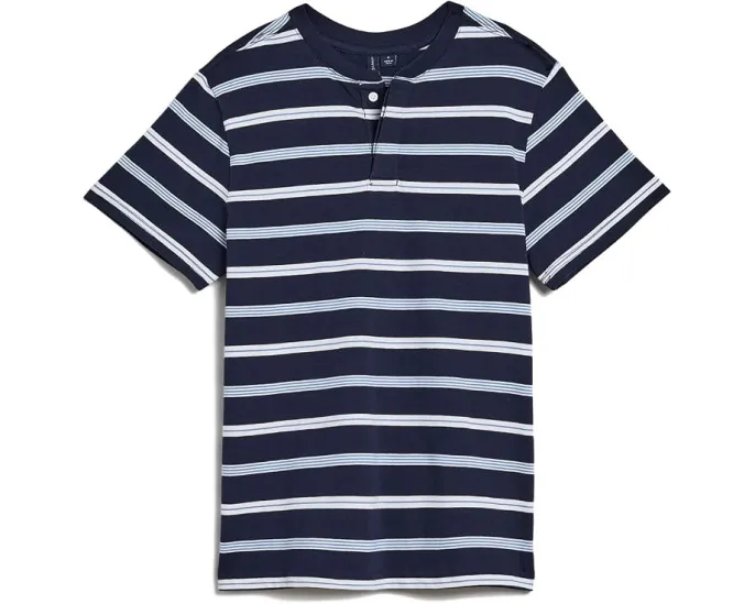 Футболка–поло Janie and Jack Stripe Henley для детей в полоску