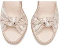 Босоножки-танкетки Bealie с плетеным верхом и шнуровкой Vince Camuto