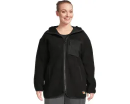 Длинная куртка Fjällräven Vardag Pile Fleece с капюшоном из переработанного полиэстера