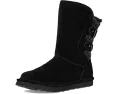 Зимние угги Bearpaw Jenni из замши с меховой отделкой и декоративной пряжкой
