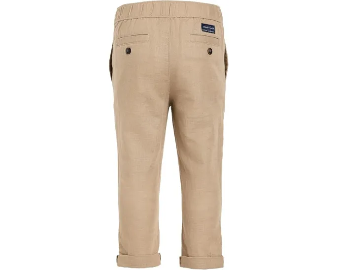 Детские льняные штаны Janie and Jack Linen Roll Up с манжетами