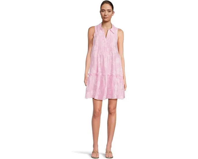 Платье Lilly Pulitzer Caylinn Sleeveless Popover без рукавов с рюшами