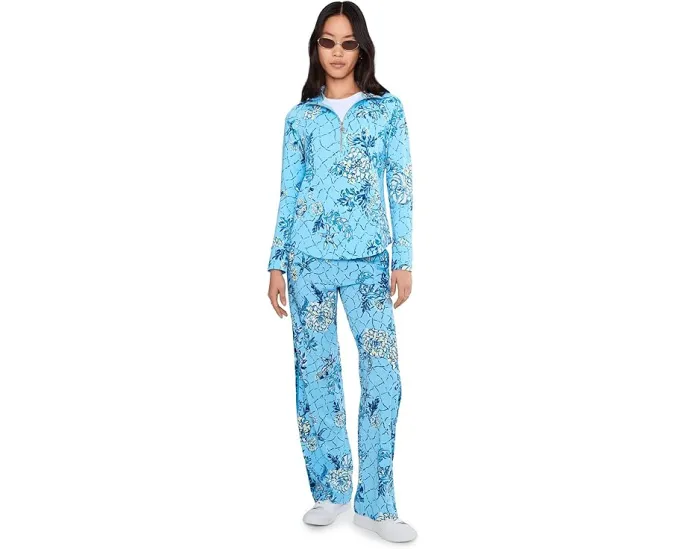 Lilly Palazzo Bal Harbour с прямыми брюками и эластичным поясом на средней посадке