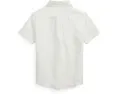 Детская рубашка Polo Ralph Lauren Kids из льна с короткими рукавами