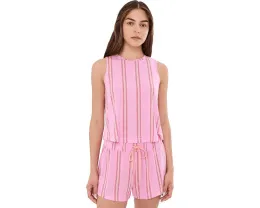 Комплект топа и шорт Star Seeker Tank Shortie Set HONEYDEW в полоску