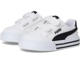 Кроссовки PUMA Kids Court Classic Vulc на липучках с подошвой из каучука