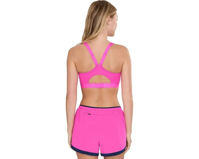 Спортивный бюстгальтер New Balance Nb Essential Run Bra розовый