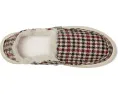 Лоферы Sanuk Donna Plaid Chill с клетчатым верхом и подкладкой из искусственного меха