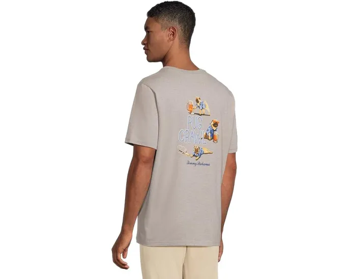 Футболка Tommy Bahama Pug Crawl с карманом и принтом
