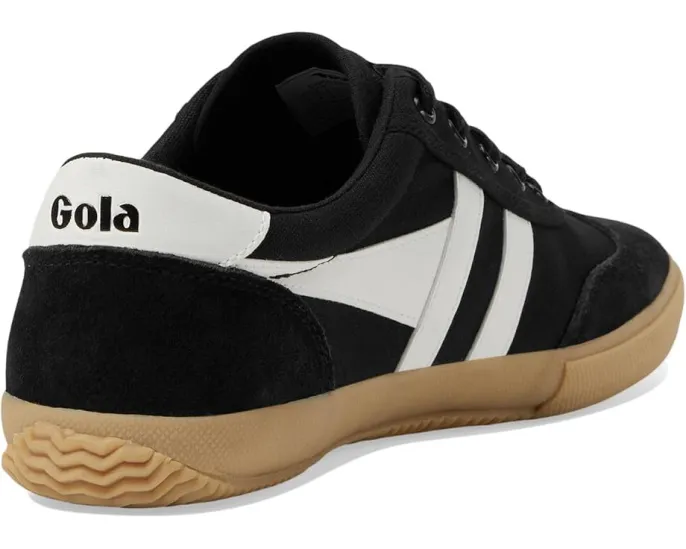 Gola Badminton с верхом из холста и замшевыми накладками