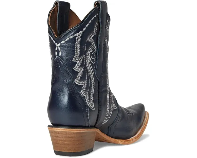 Ботинки Corral L6242 с вышивкой и каблуком кубин для легкого надевания