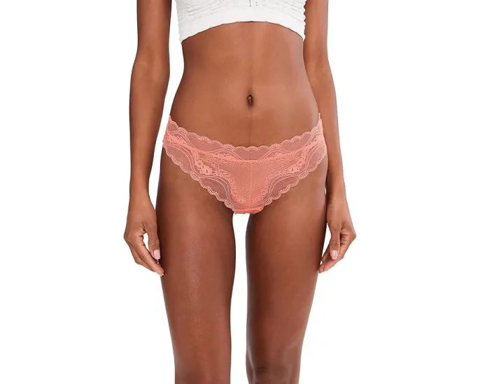 Трусы-стринги Free People Spring Fever из кружева с цветочным принтом