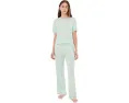 Комплект футболки и брюк All American Tee Pants Set HONEYDEW с листовым принтом
