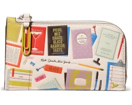 Kate Spade New York Page Turner Bestsellers Print кожаный компактный бифолд