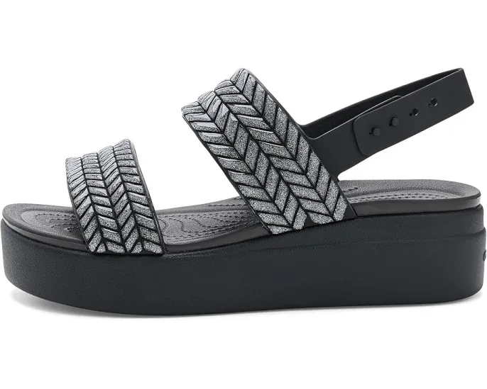 Сандалии Crocs Brooklyn Low Wedges Platform на платформе