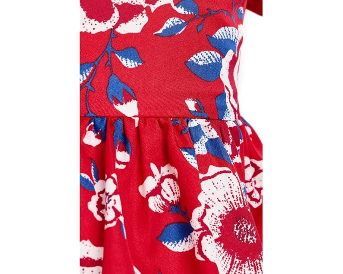 Платье Janie and Jack с цветочным принтом и рукавами-фонариками