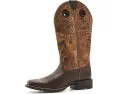 Ковбойские сапоги Ariat Round Up Ryder из натуральной кожи с узором