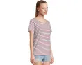 Футболка Vineyard Vines Slub Jersey Relaxed Tee с полосками и круглым вырезом