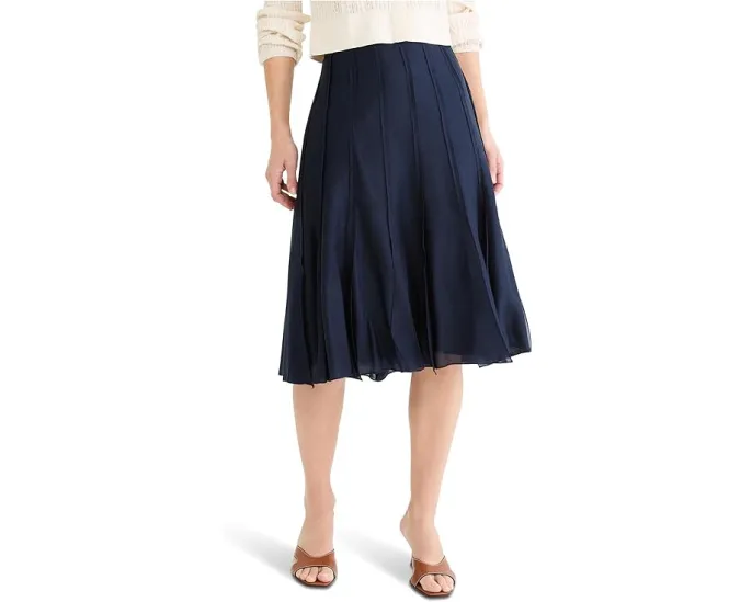 Юбка NIC+ZOE Batiste Flirt Skirt с вертикальной полоской