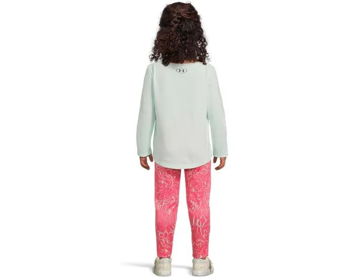 Комплект Printed LS Leggings с футболкой из хлопка Under Armour Kids