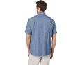 Рубашка L.L.Bean Comfort Stretch Chambray с коротким рукавом классического кроя