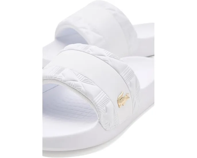 Вьетнамки Lacoste Hybrid Serve Slides с монограммой