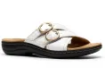 Сандалии Laurieann Opal Clarks из кожи с регулируемыми пряжками и мягкой амортизацией