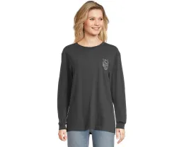 Футболка Salty Crew Heart Shark с длинным рукавом и принтом акулы