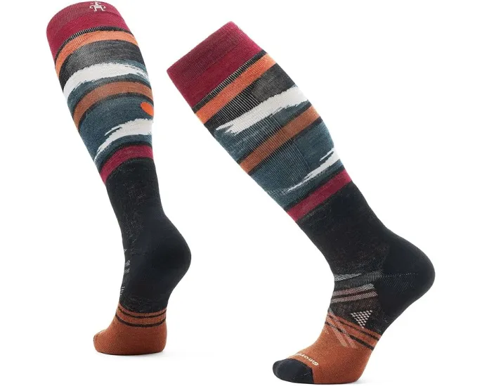 Smartwool Носки для лыж Ski с полной амортизацией и ночным принтом выше икры