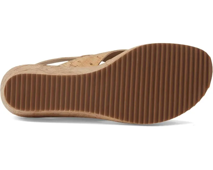 Vaneli Cadesh сандалии на танкетке из пробки с открытым мыском