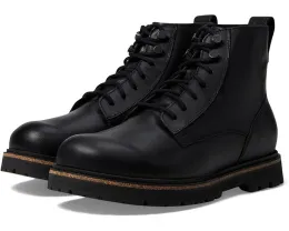 Ботинки Birkenstock Highwood Mid на шнуровке из кожи с синей стелькой