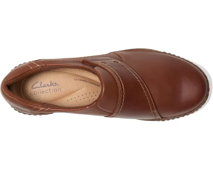 Clarks Caroline Dalia туфли из премиальной кожи с резиновой подошвой