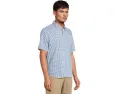 Рубашка L.L.Bean Comfort Stretch Performance в клетку с коротким рукавом и эластичной тканью
