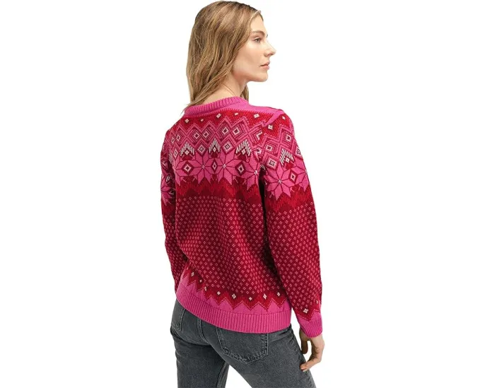 Женский свитер Dale of Norway Vilja из шерсти с норвежским узором