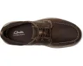 Clarks Sailview Lace кроссовки из натуральной кожи с круглым носком