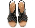 Сандалии Clarks Sabina Sling на пробковом клине с регулируемым ремешком