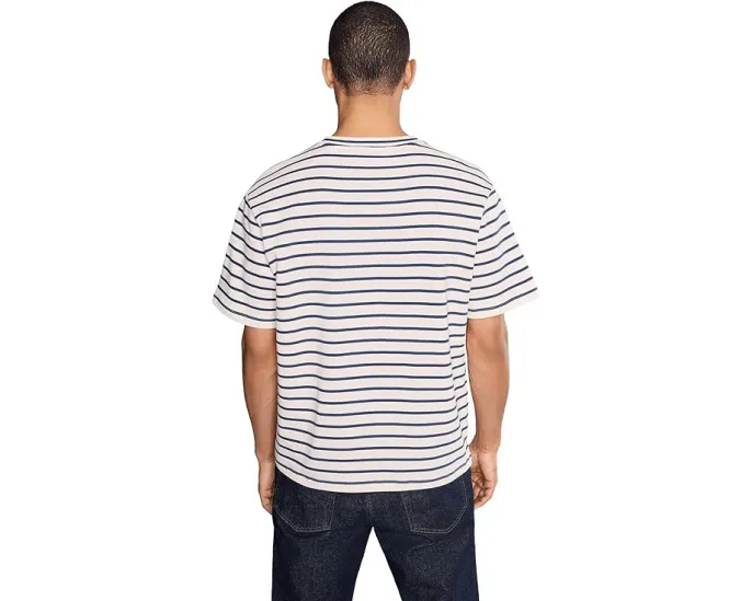 Футболка-свитшот Liverpool Los Angeles с коротким рукавом и полосками