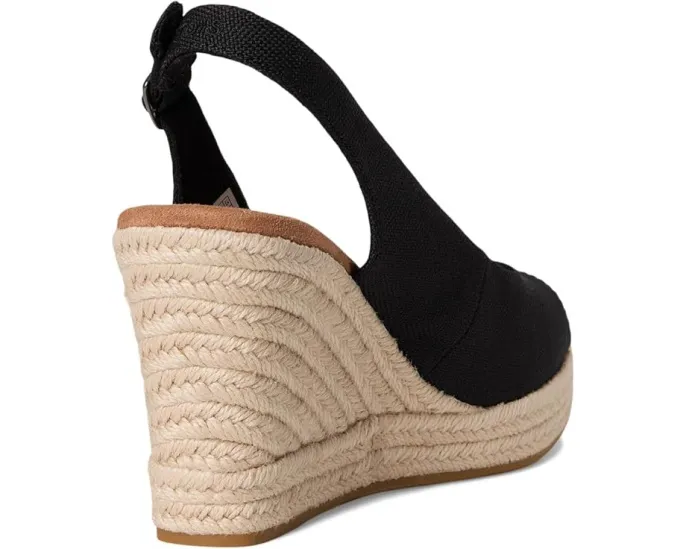 Сандалии Camilla на танкетке из джута с регулируемой пряжкой