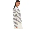 Лонгслив Puma Essentials Elevated No.1 Logo Oversized Striped Rugby Polo поло с полосатым принтом