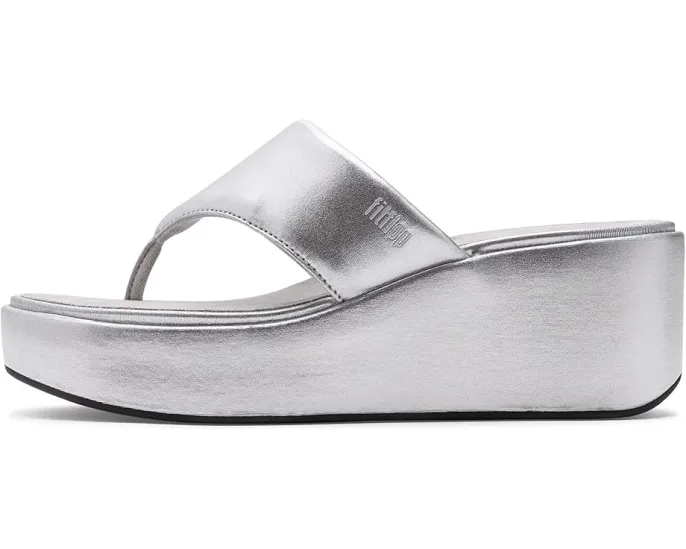 FitFlop Сандалии Platfforms Wedge Toe-Post на танкетке с ремешком и пряжкой