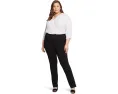 Прямые брюки NYDJ Plus Size Marilyn с зауженным силуэтом