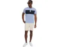Поло Lacoste Regular Fit с цветными блоками и контрастной окантовкой