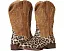 Детские ковбойские сапоги Roper Kids Glitter Leopard с леопардовым принтом