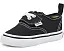 Детские кеды Vans Kids Authentic Elastic V на липучке с эластичными шнурками