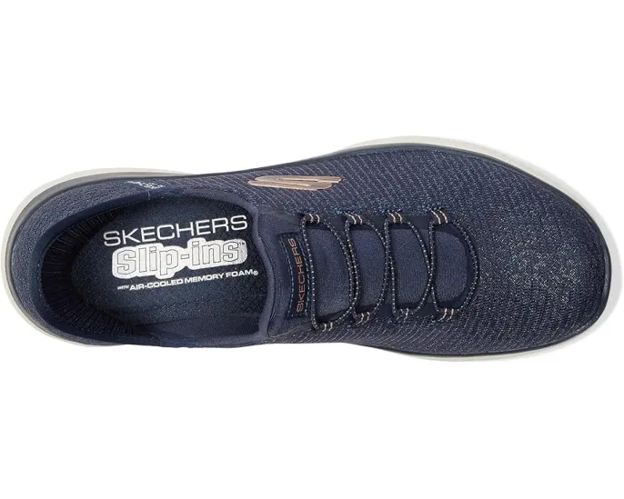 Веганские кроссовки SKECHERS Summits Lunar Glow Hands Free Slip-Ins