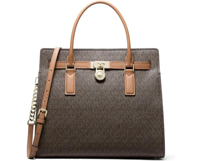 Большая сумка сатчел Hamilton Moderne из зерненой кожи MICHAEL Michael Kors