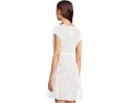Короткое платье Tommy Bahama Eyelet Cove с V-образным вырезом и кулиской