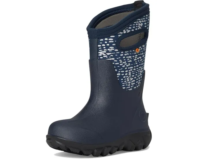 Детские сапоги Bogs Kids Classic Seamless с блестящим точечным принтом