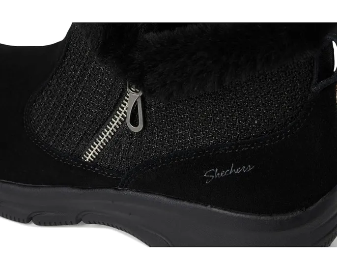 Ботильоны SKECHERS Easy Going Gentle Fall с замшевым верхом и вязаным свитером